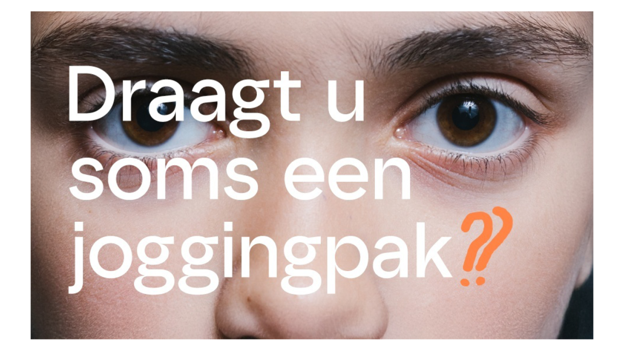 Kijk door de ogen van een kind met 'Draagt u soms een joggingpak?'