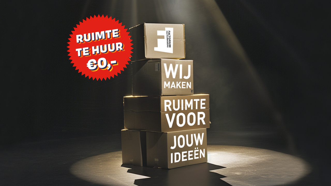 Factorium biedt gratis ruimtes aan in de herfstvakantie!