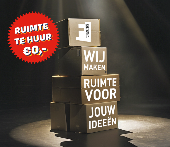 Factorium biedt gratis ruimtes aan in de herfstvakantie!