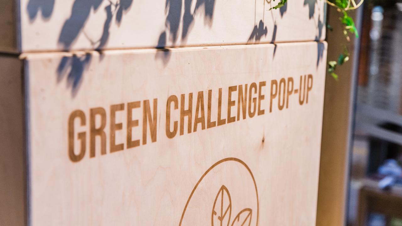 Green Challenge Pop-Up