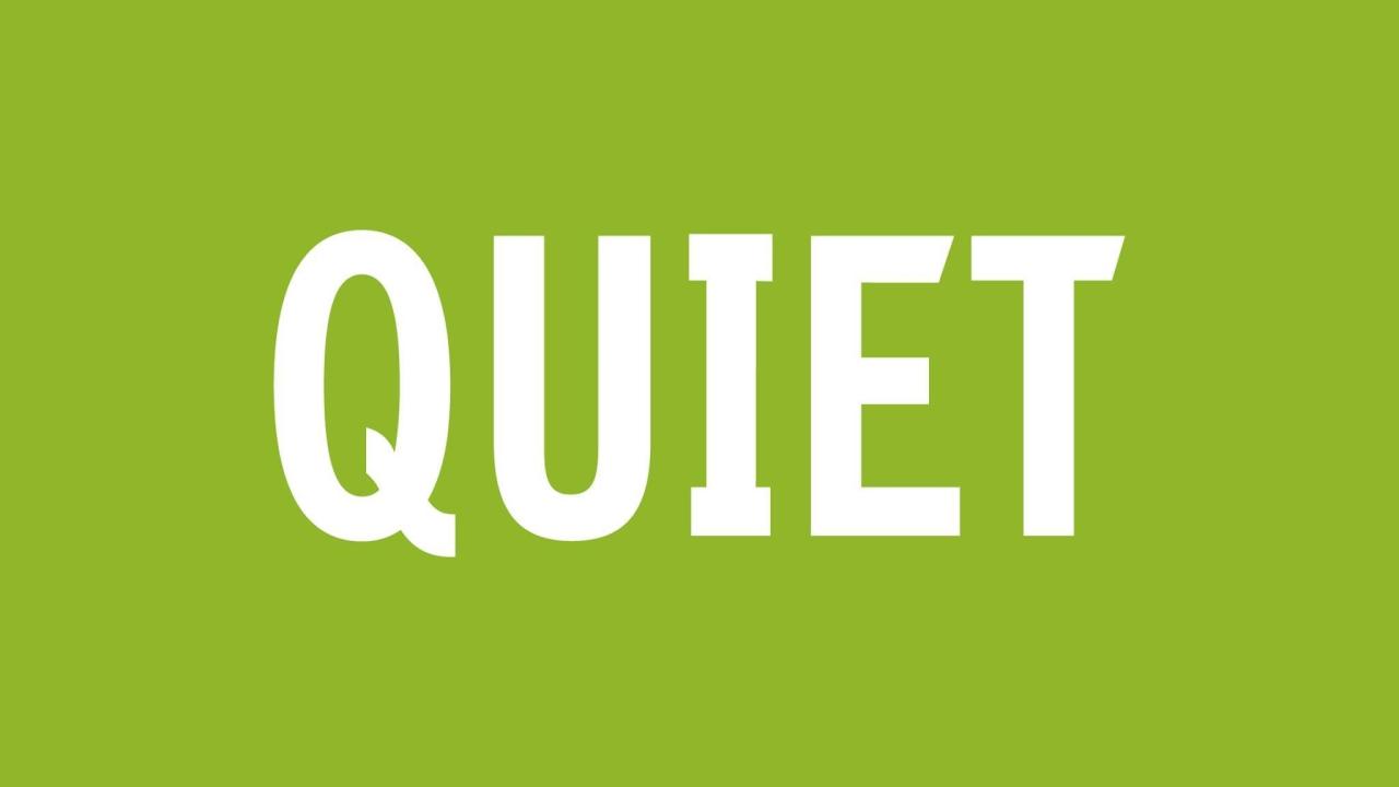 Positieve reacties uit de Quiet Community